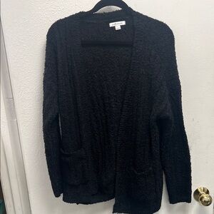 JohnPaulRichard Charcoal Textured Cardigan